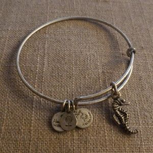 Alex and Ani Seahorse Bangle